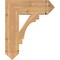 Ekena Millwork Merced Arts & Crafts Smooth Bracket, Western Red Cedar, 5 1/2"W x 20"D x 24"H BKT06X20X24MRC03SWR - alternate 2